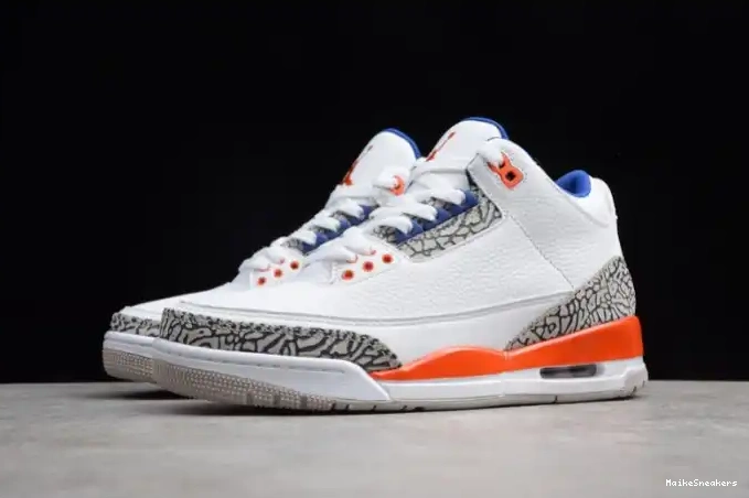 MaikeSneakers 3 'Knicks Rivals' Jordan Air 136064-148 Retro 0522